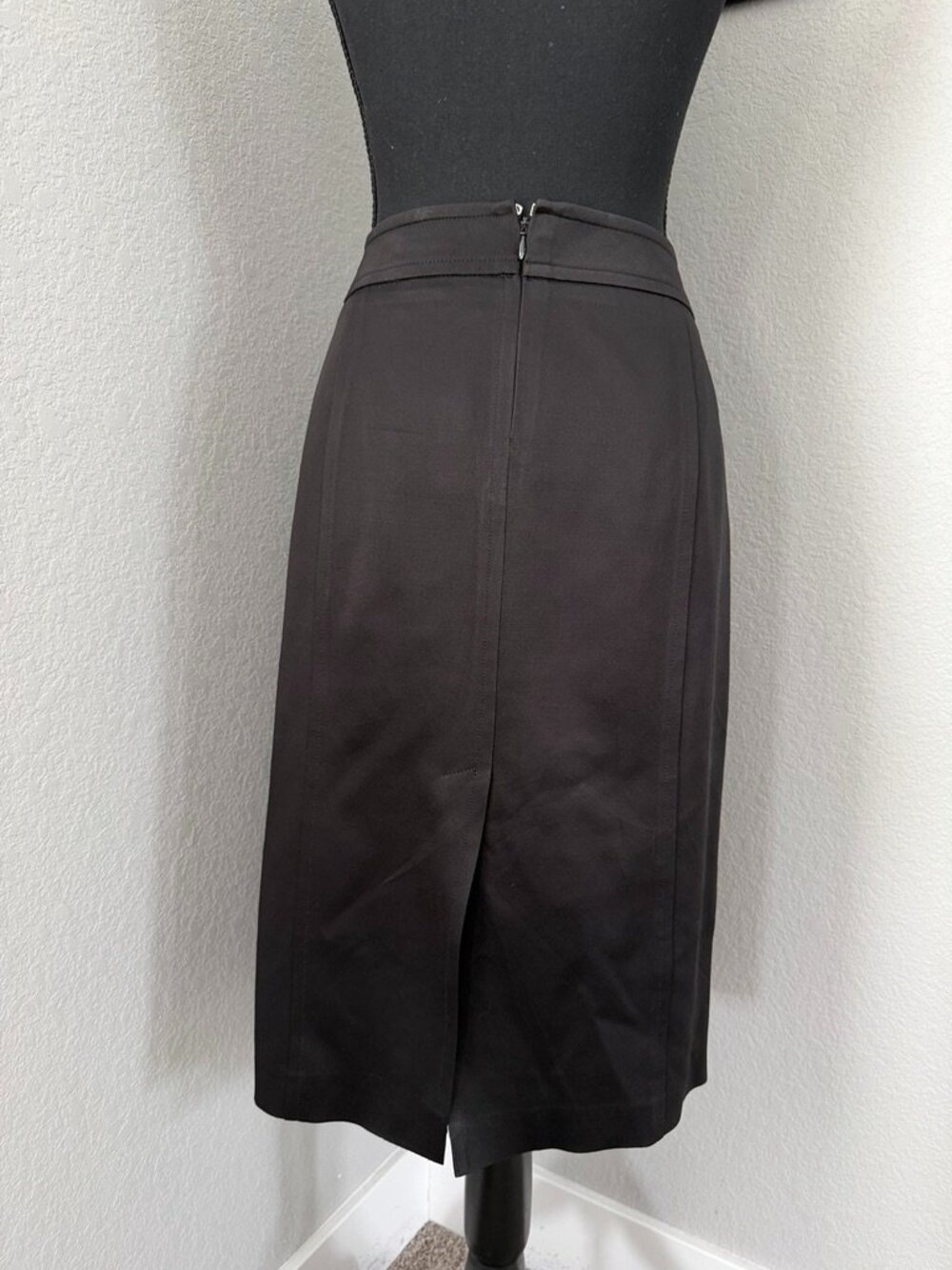 Vintage MICHAEL KORS Wool 2 Piece Skirt Suit Black Sz 12 - Picture 12 of 16